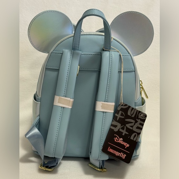 Disney Loungefly The Minnie Mouse Classic Series Mini Backpack - Iridescent Sky - Picture 4 of 12